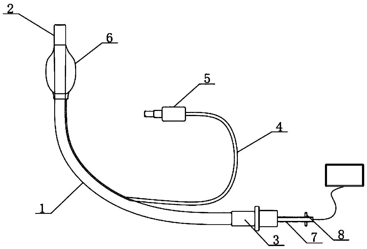 Endoscope-type guide device for tracheal intubation