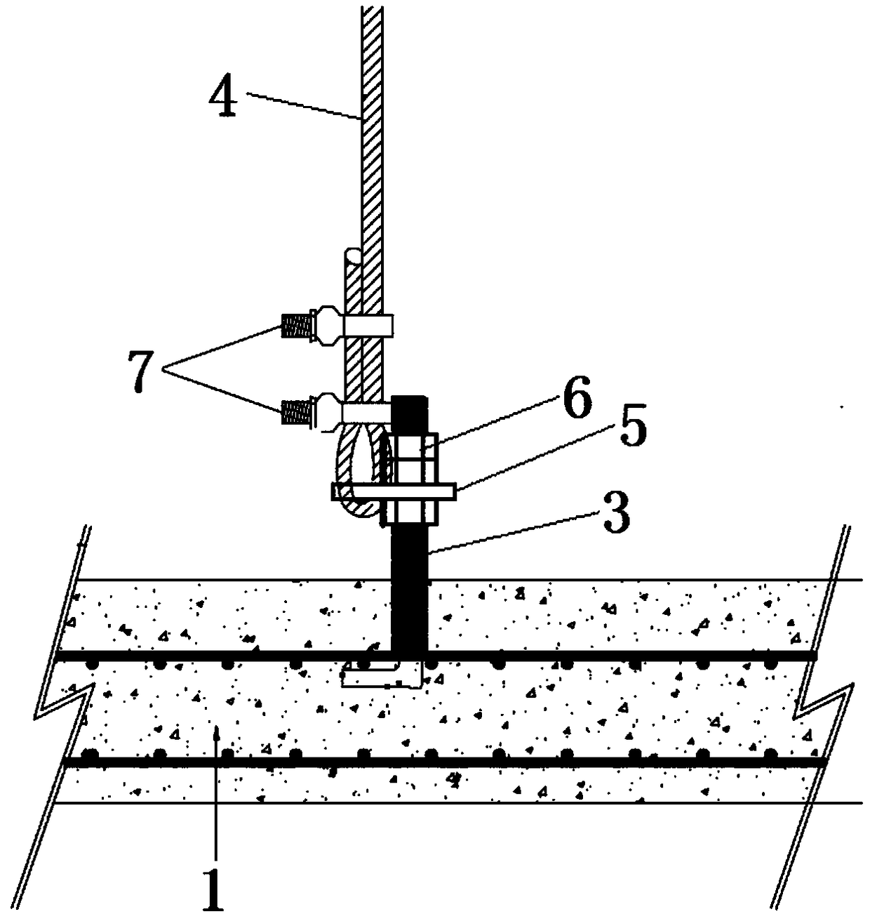 An anti-drift structure for buried storage tanks