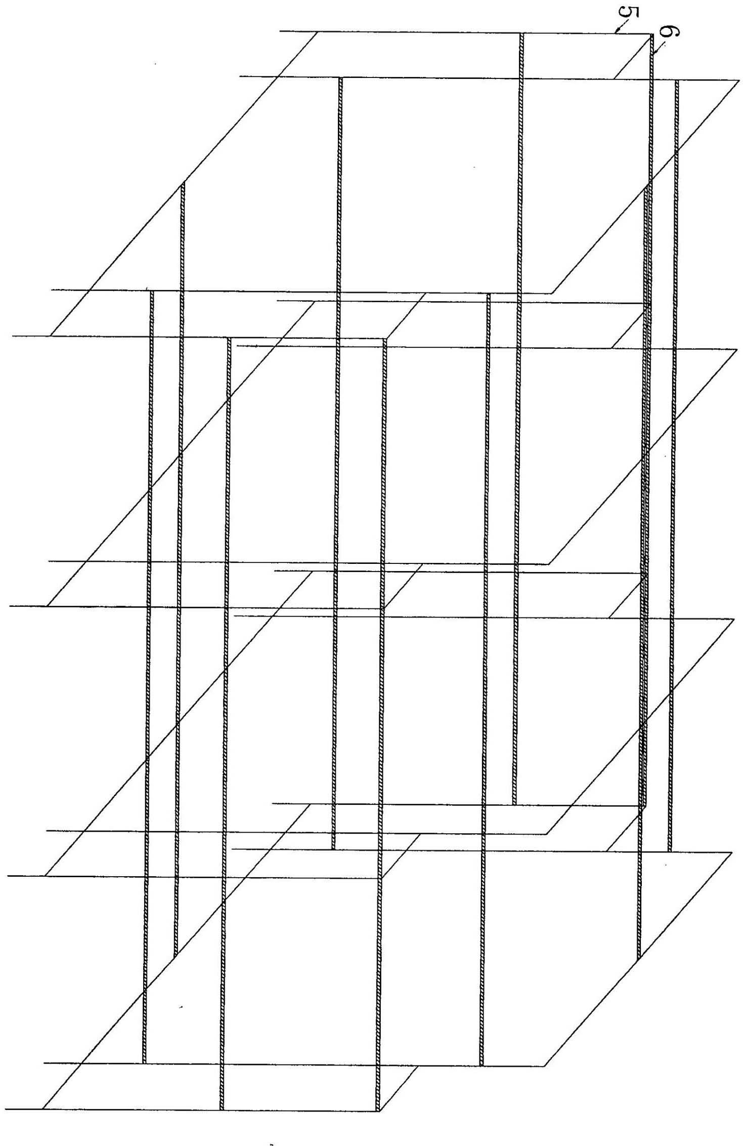 Erection method of indoor large-scale magnetic field generator