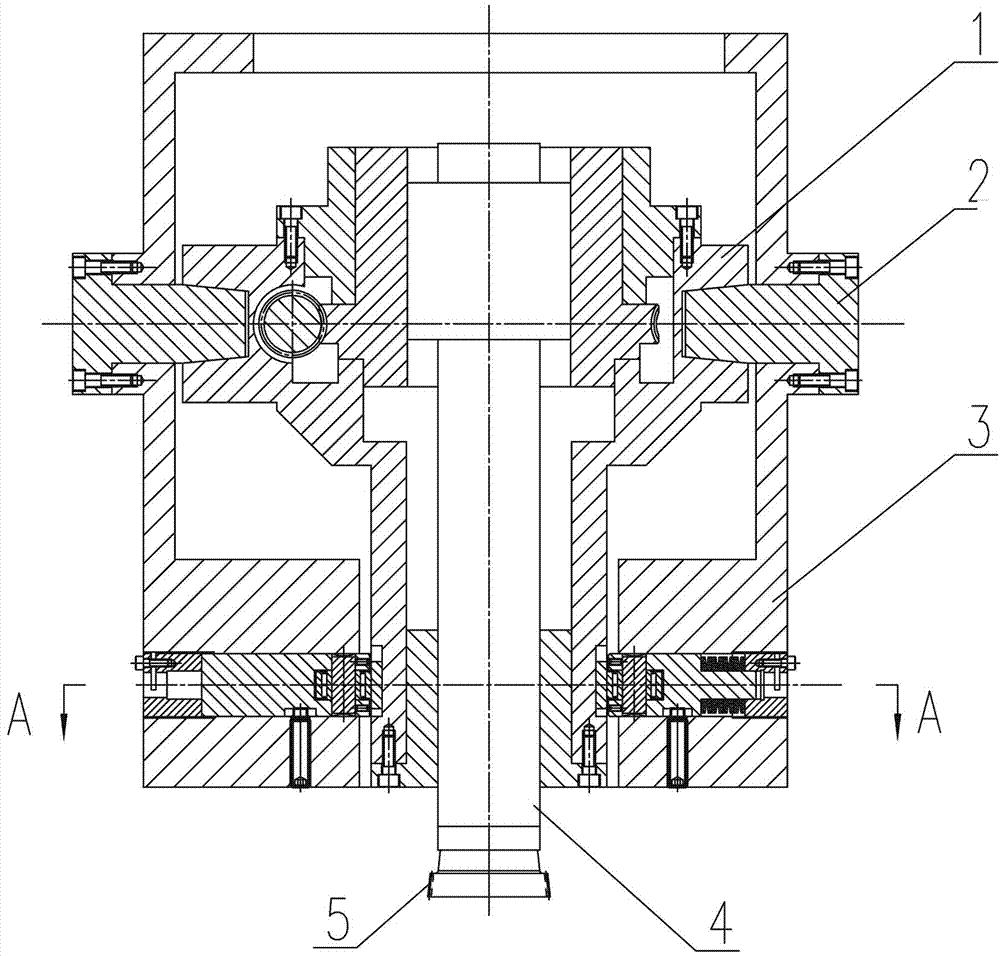 A forward and backward swing guide mechanism for the tool holder body of a gear shaping machine