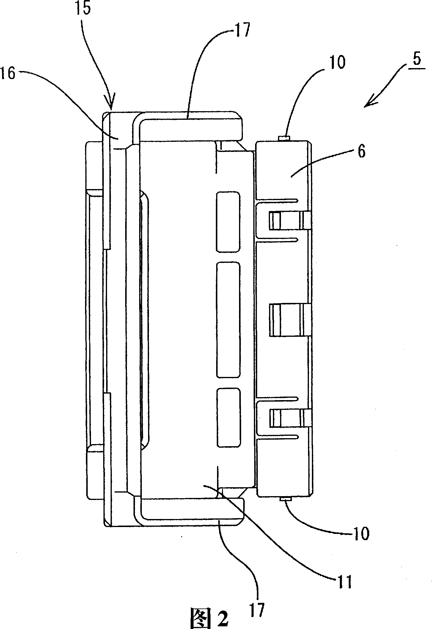 Ratary handle type connector