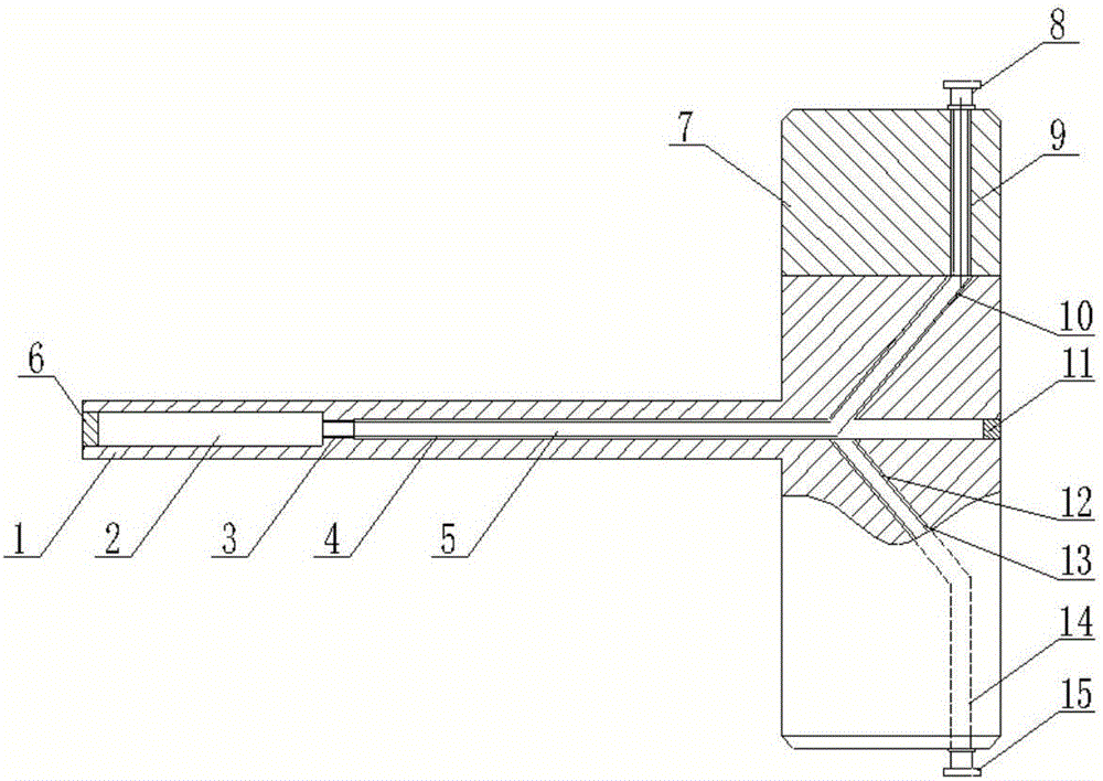 Cooling water circulating device for PE wood-plastic composite mold