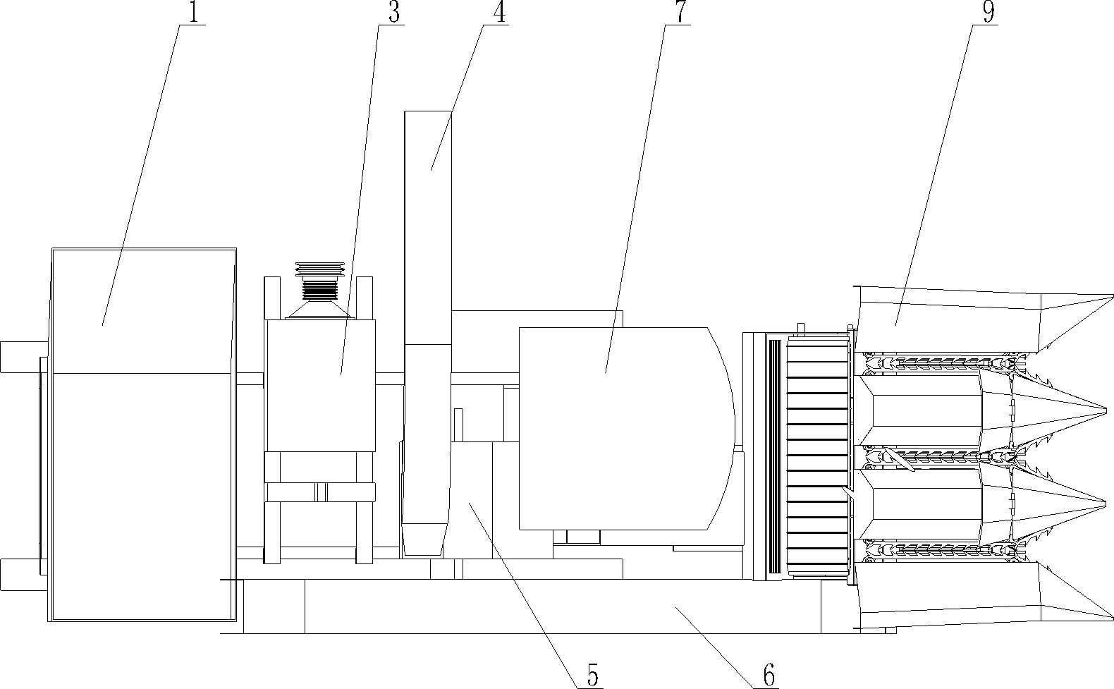 Harvester with straw crushing function