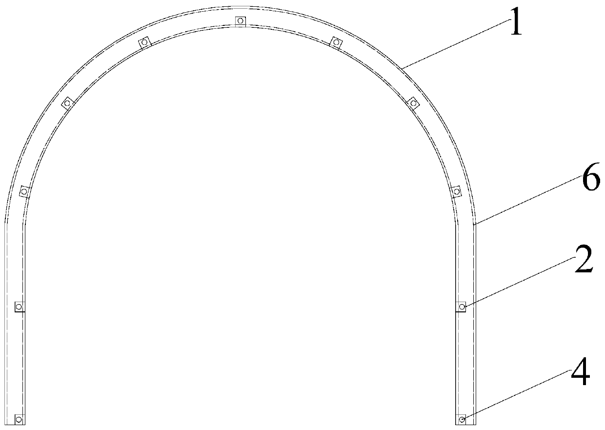 An in-situ reinforcement method for "U-shaped steel bracket"