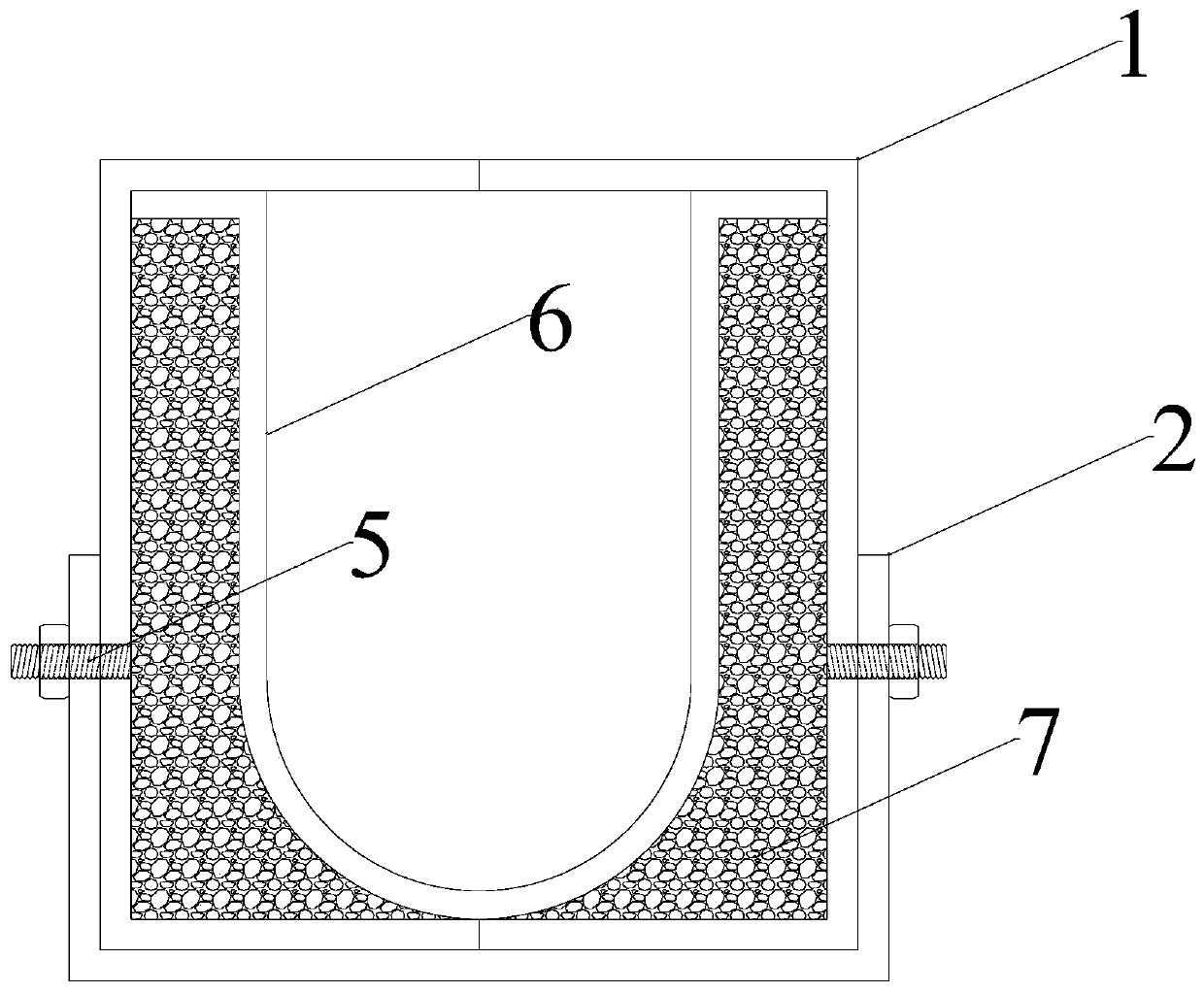 An in-situ reinforcement method for "U-shaped steel bracket"