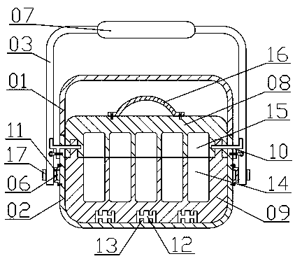 Kit for determining lipoprotein-associated phospholipase A2 through double antibody sandwich method