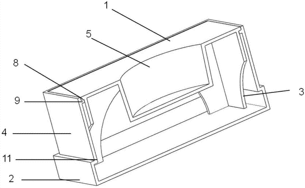 Combined type box-packed wine bottle support