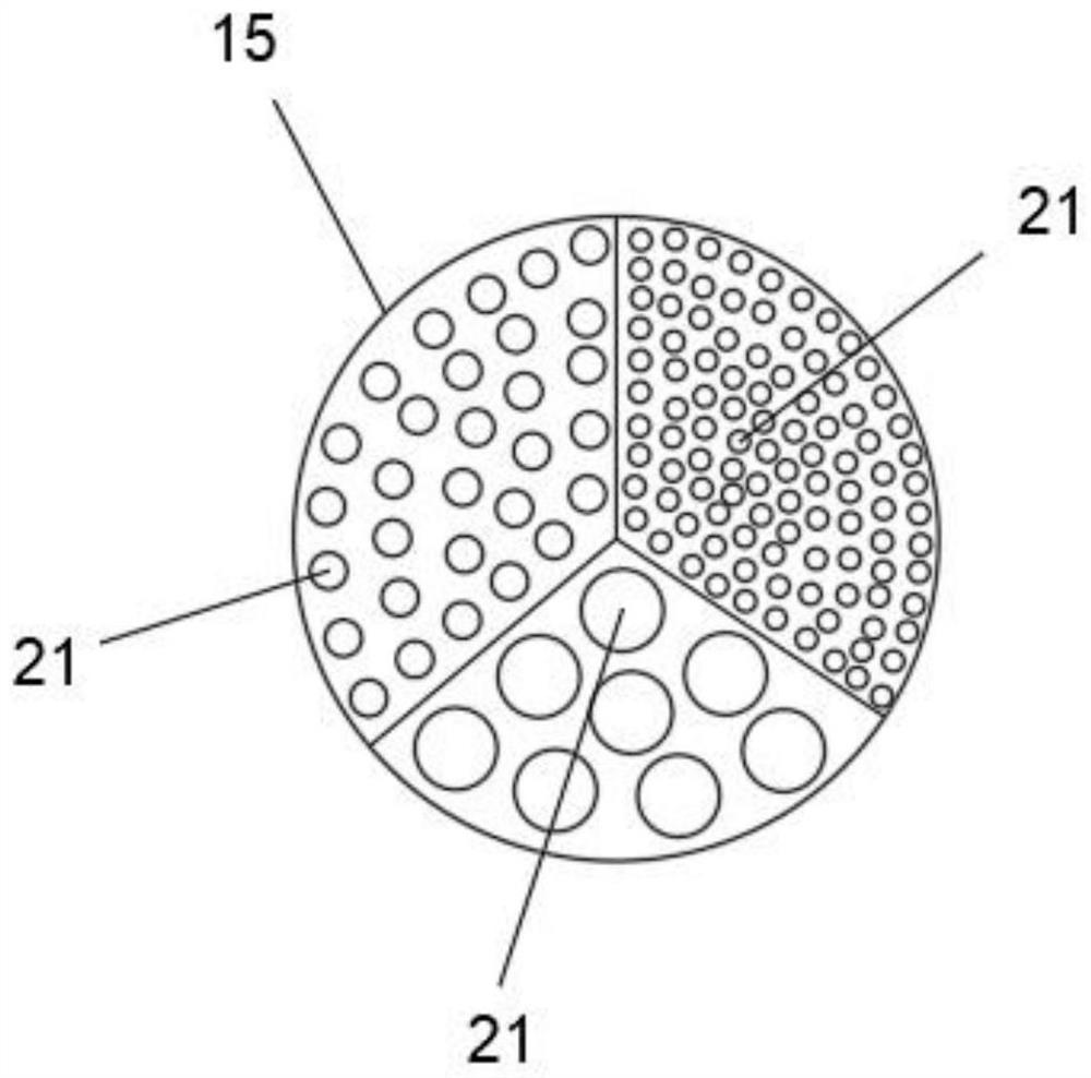 Fertilizer spreading device for radix paeoniae alba planting