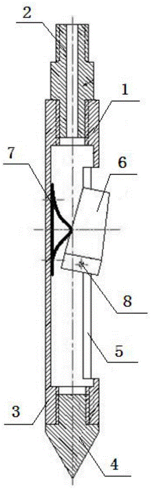 A static penetrating soil fetching device