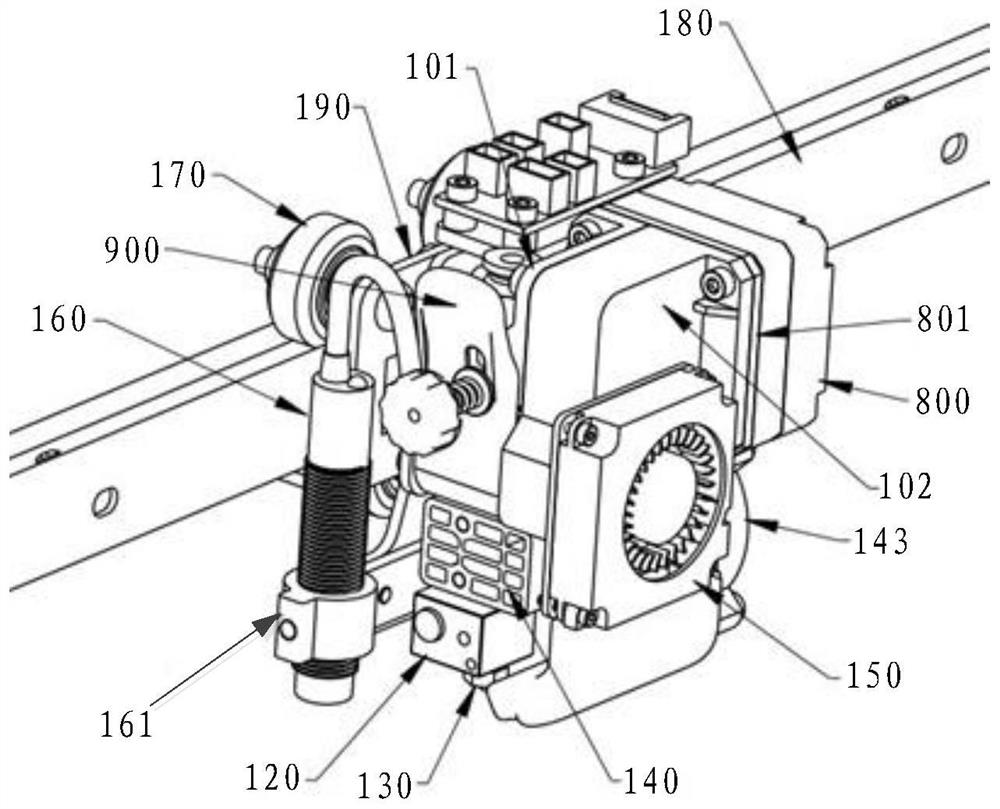 Extruder and 3D printing equipment