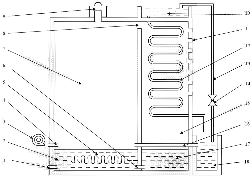 Artificial precipitation type air purifier