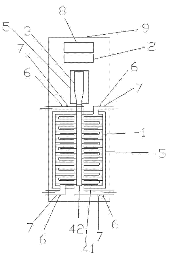 Baffle high-efficient heat exchanger