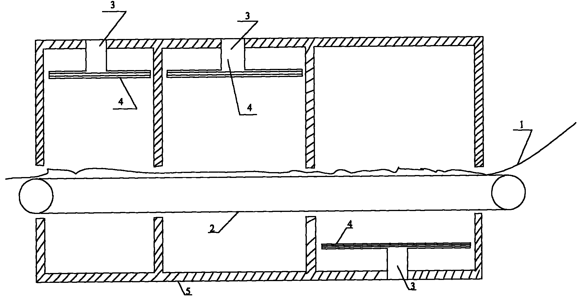 Device for drying chemical fiber