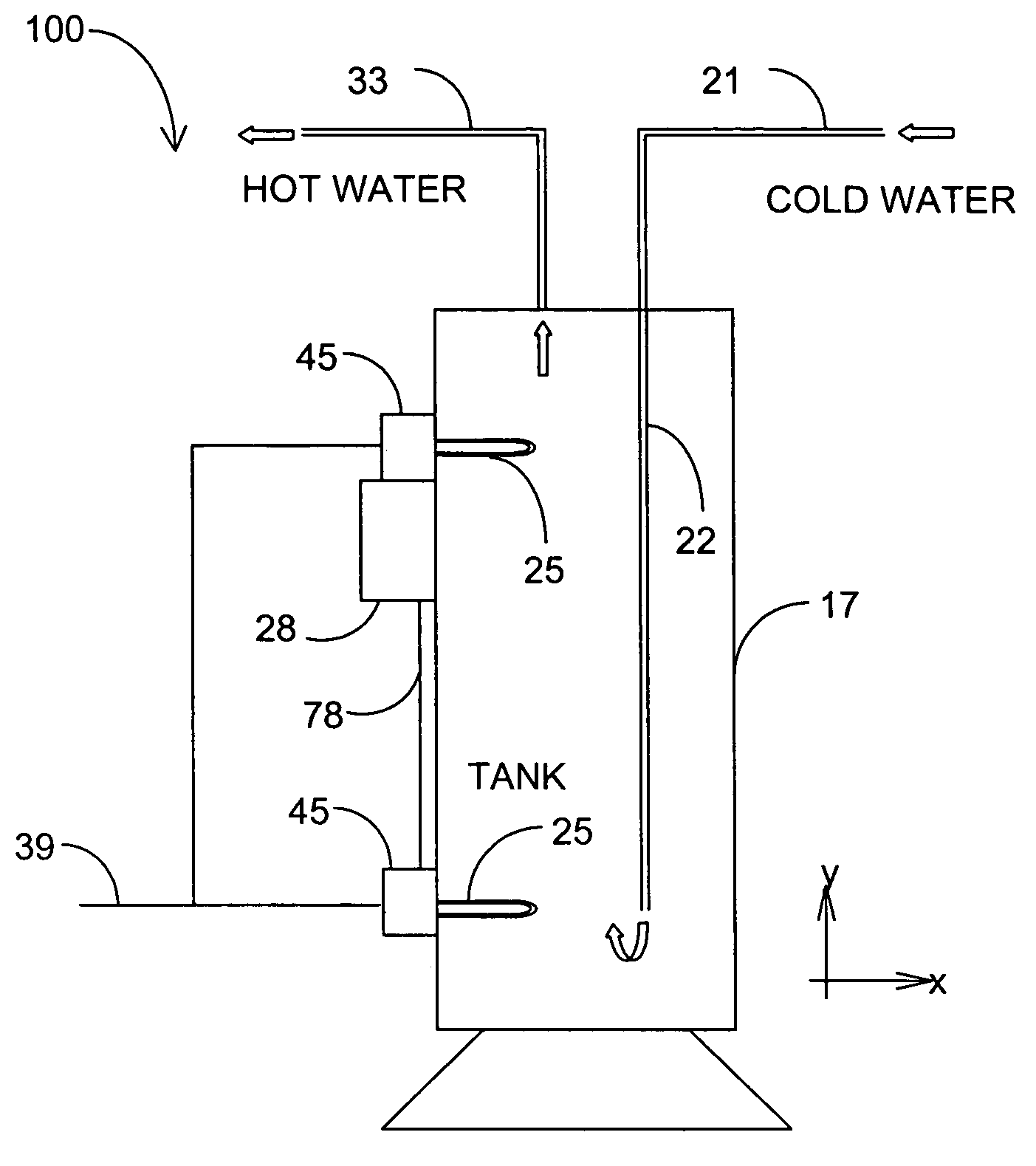 System and method for preventing overheating of water within a water heater tank