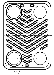 Plate type heat exchanger and plate type laminated sheet thereof