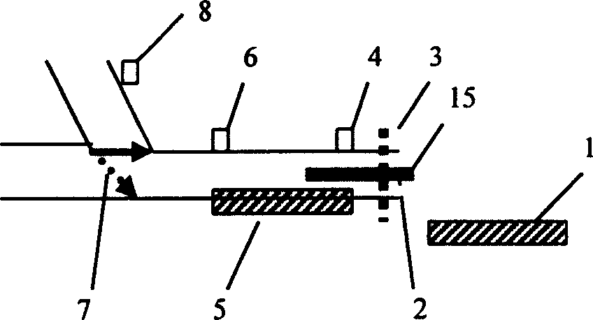 Ticket card recovering device for automatic ticket checker