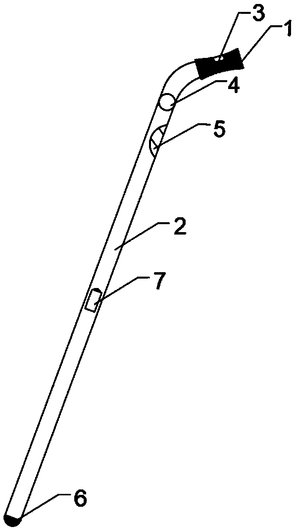 Blind guide method based on base station model, blind guide stick and blind guide system