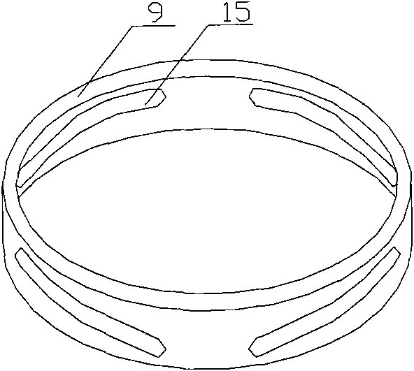 Ring-shaped LED focusing printed circuit board and ring-shaped LED focusing energy saving lamp