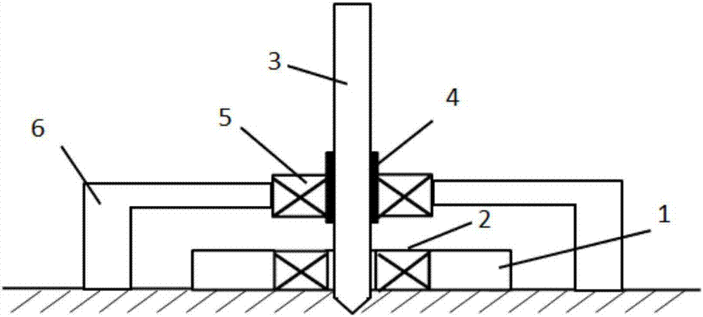 Electromagnetic piling device and piling method