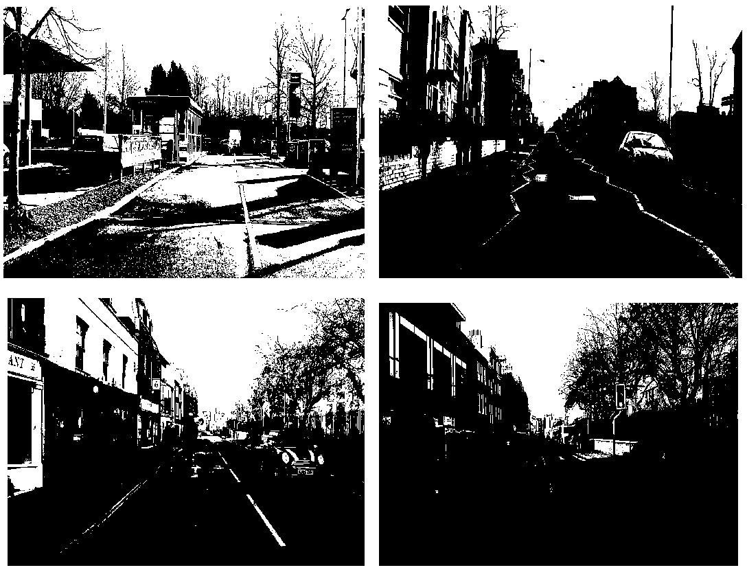 Road scene segmentation method based on full convolutional neural network