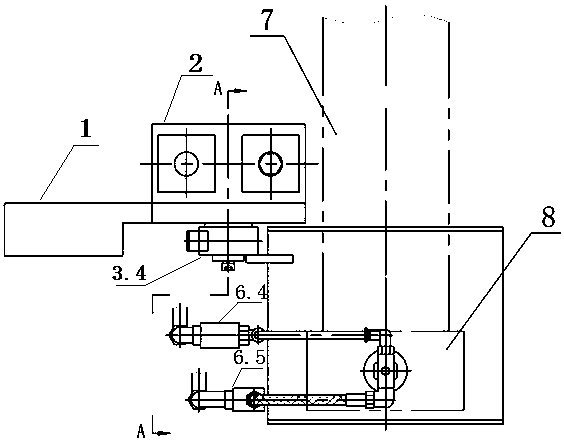 Extruder cleaning pad cooling device and use method thereof