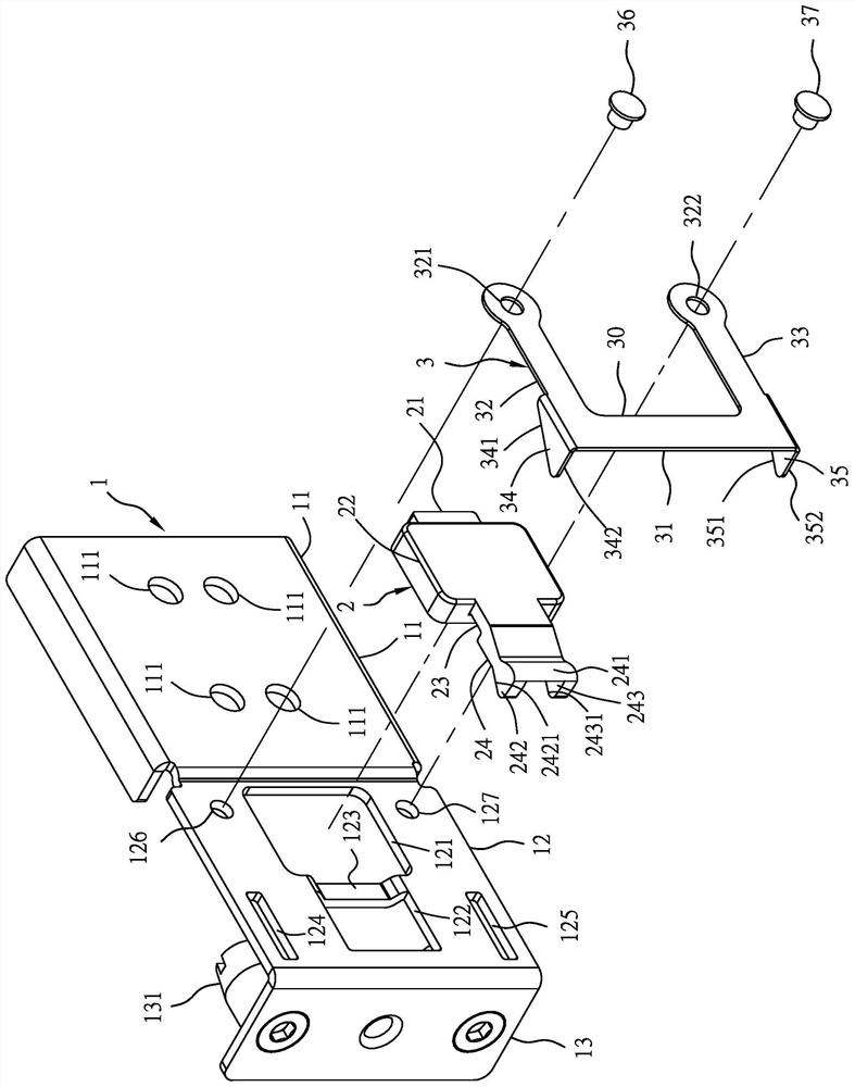 Installation structure of server sliding rail and server rack