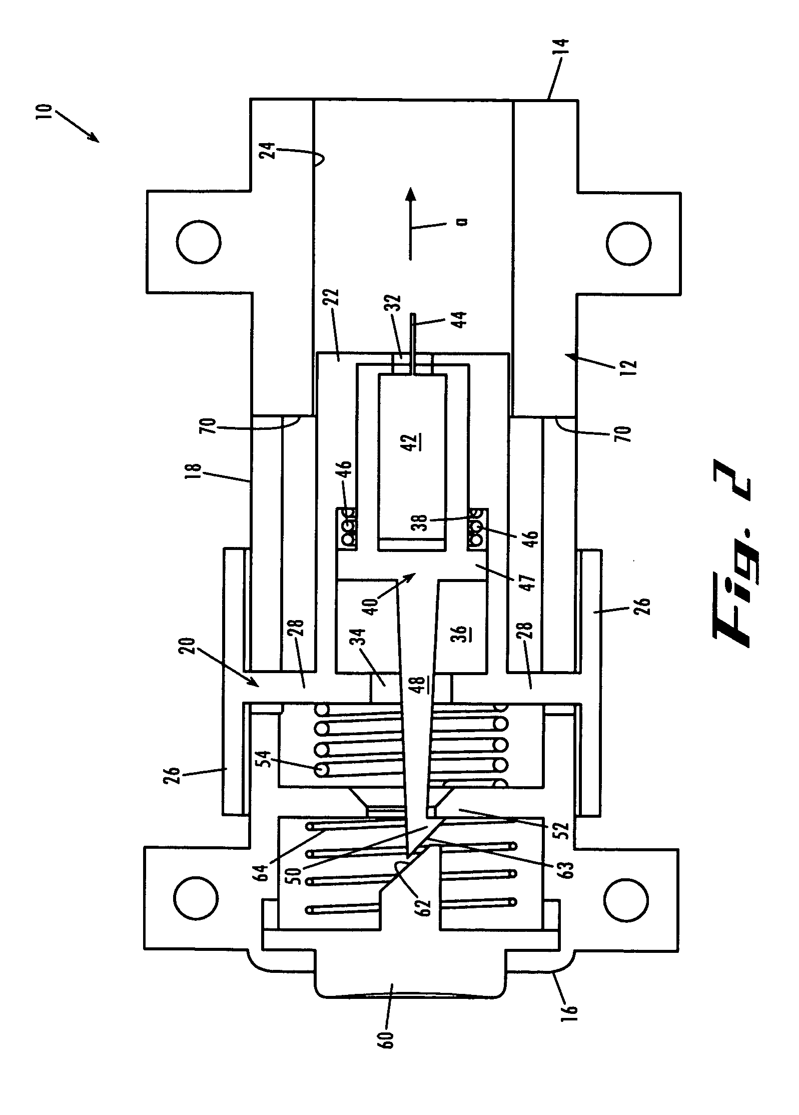 Lancing device with floating lancet