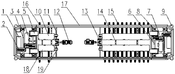 Broach lifting and stretching type intelligent carrier