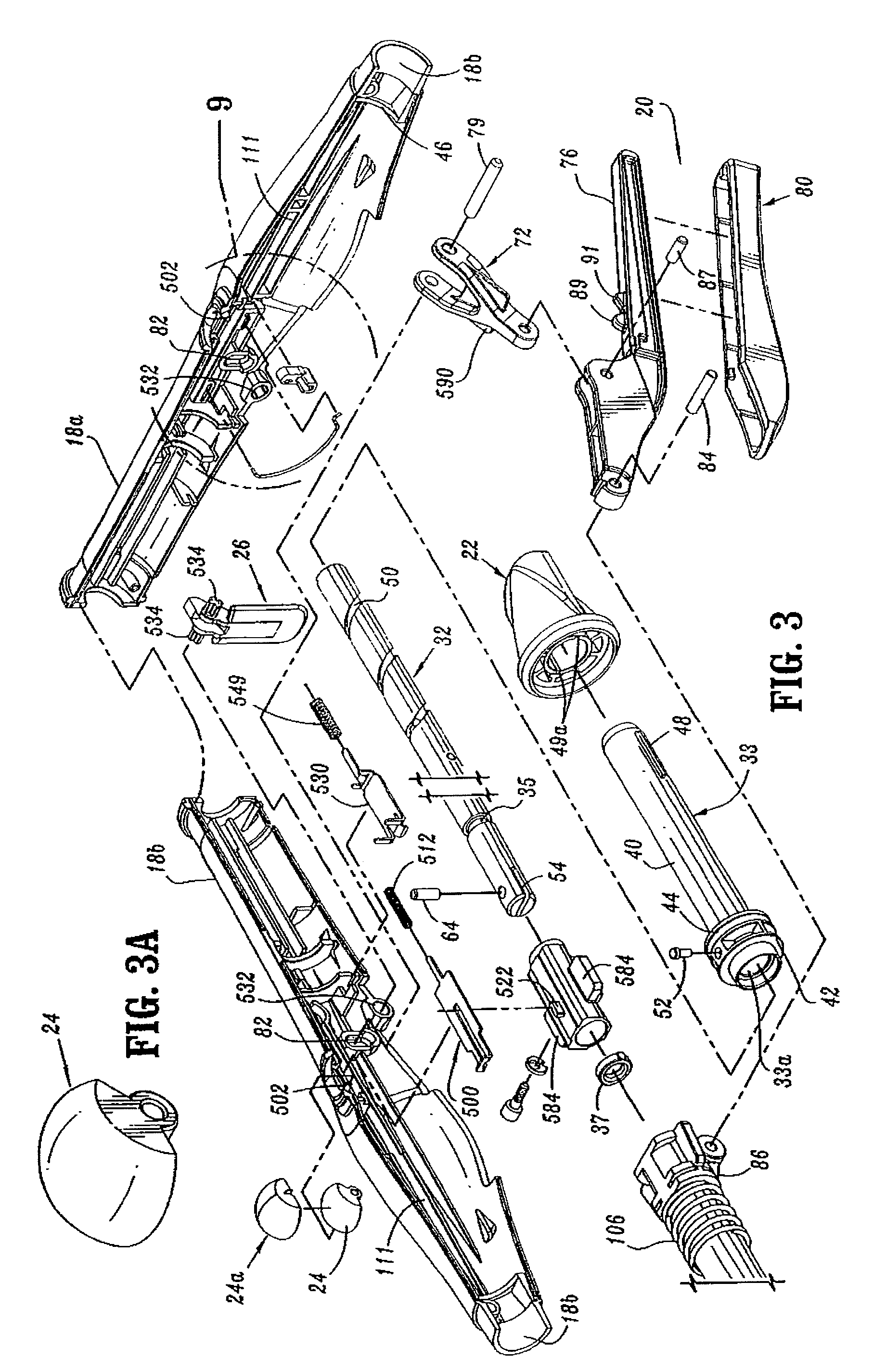 Ratcheting mechanism for surgical stapling device