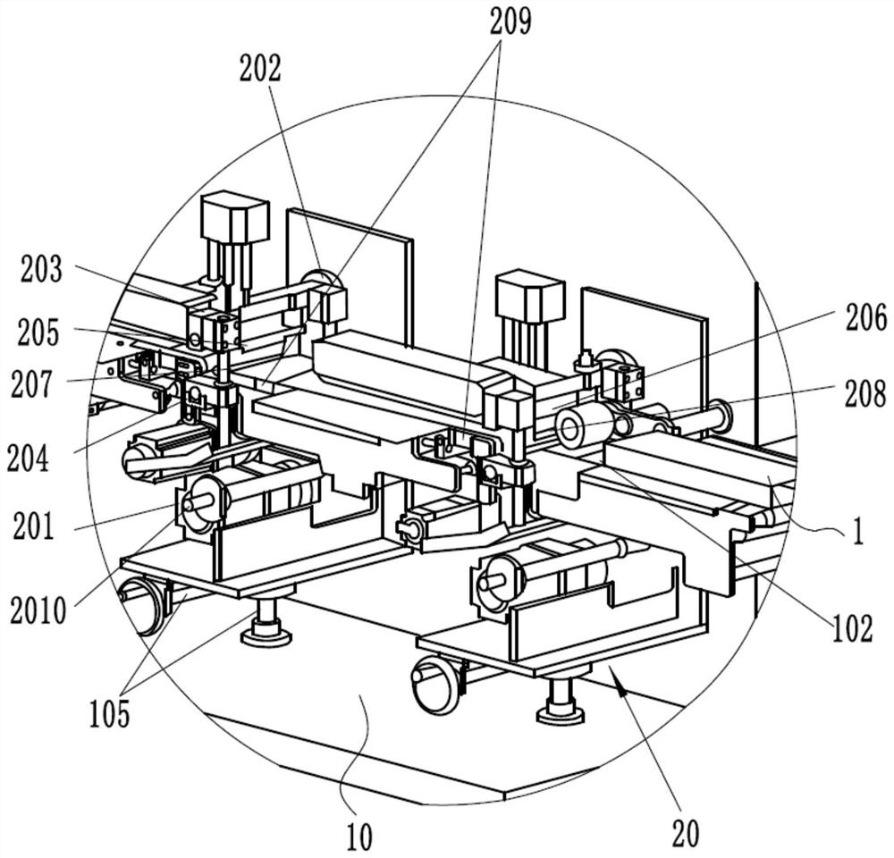 A packaging machine with a double-end seal synchronous sealing and cutting system