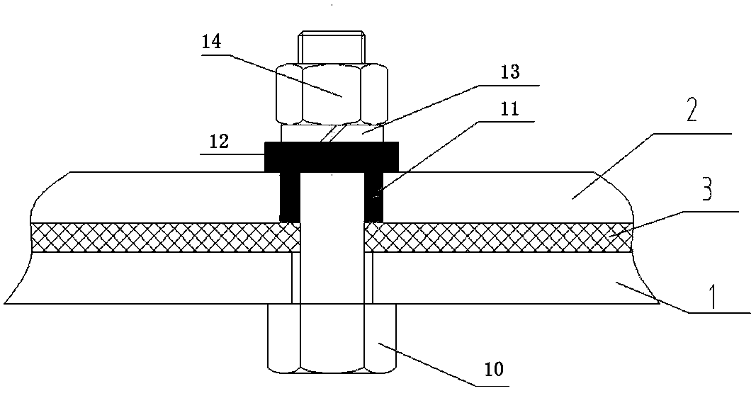 Damping floating raft frame base