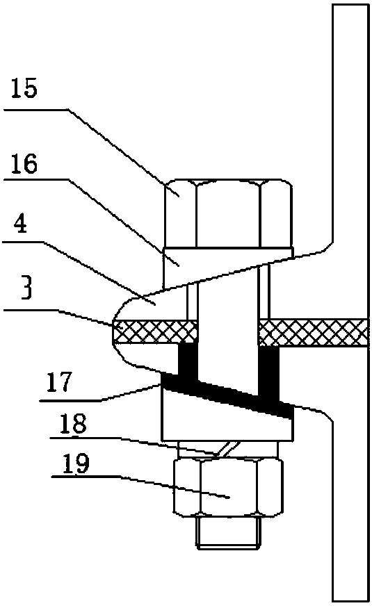 Damping floating raft frame base