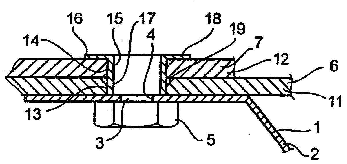 Method for aligning and mounting two components on a support member in a positionally accurate manner