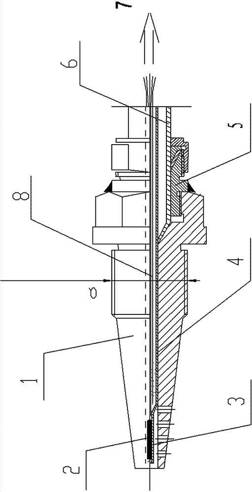 Platinum resistance temperature sensor with high intensity and fast response