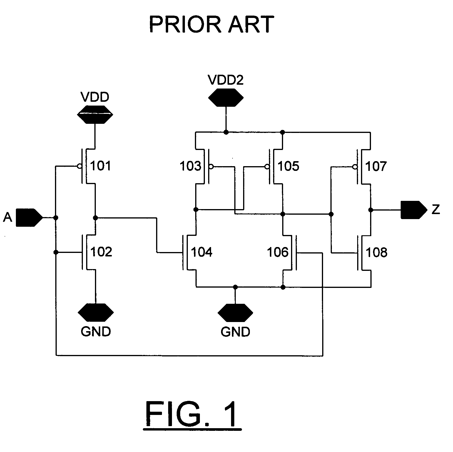 Voltage translator with data buffer