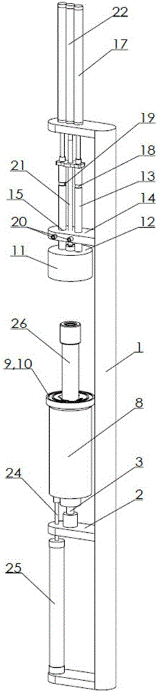 Automatic vacuum covering device suitable for single blood collection tube line production