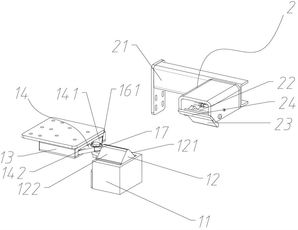 A linkage device and dr film machine