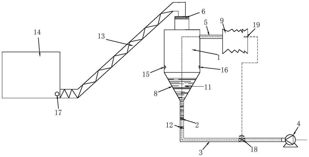 Activated carbon spraying device for small garbage pyrolysis gasifier