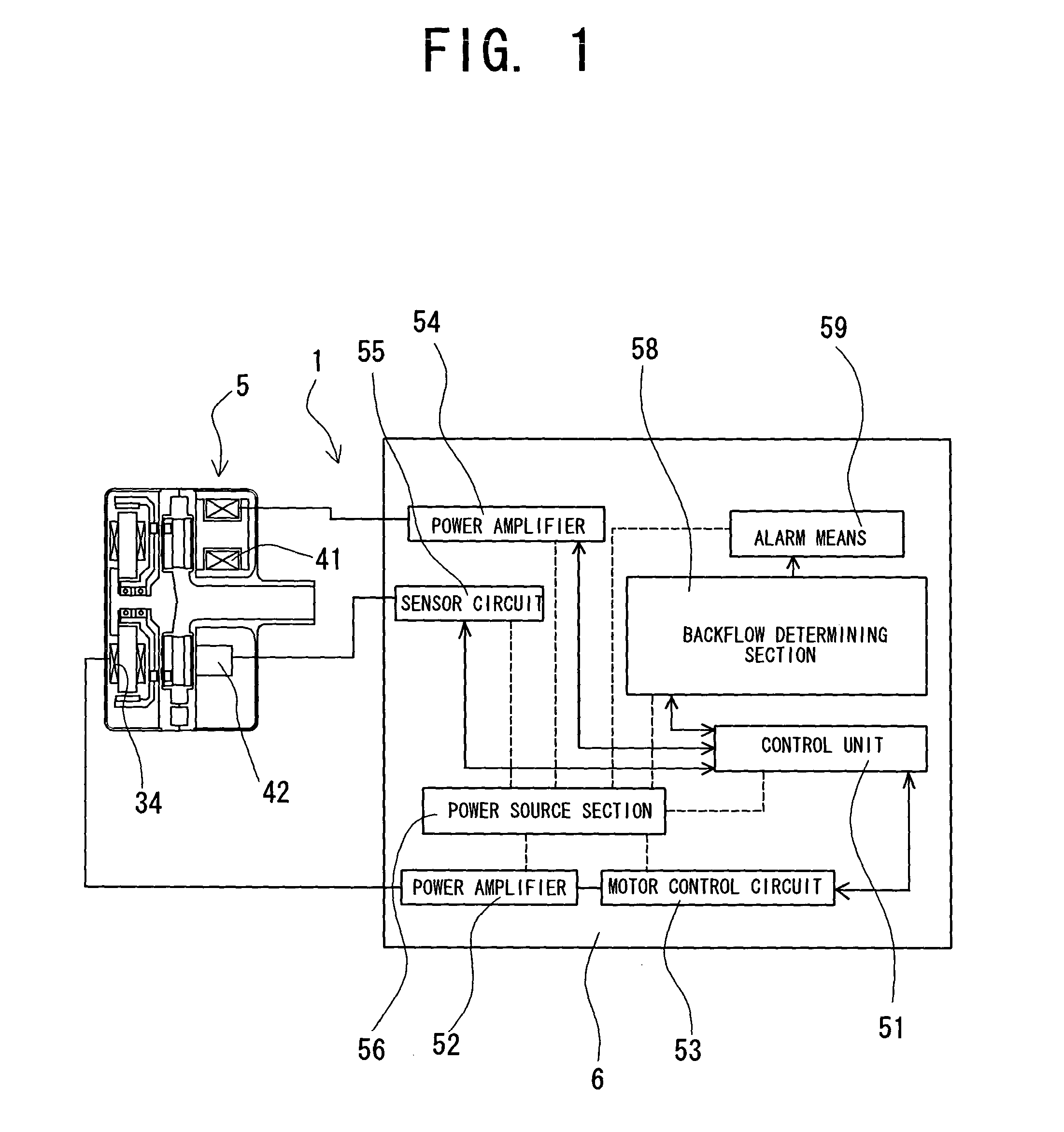 Blood pump system