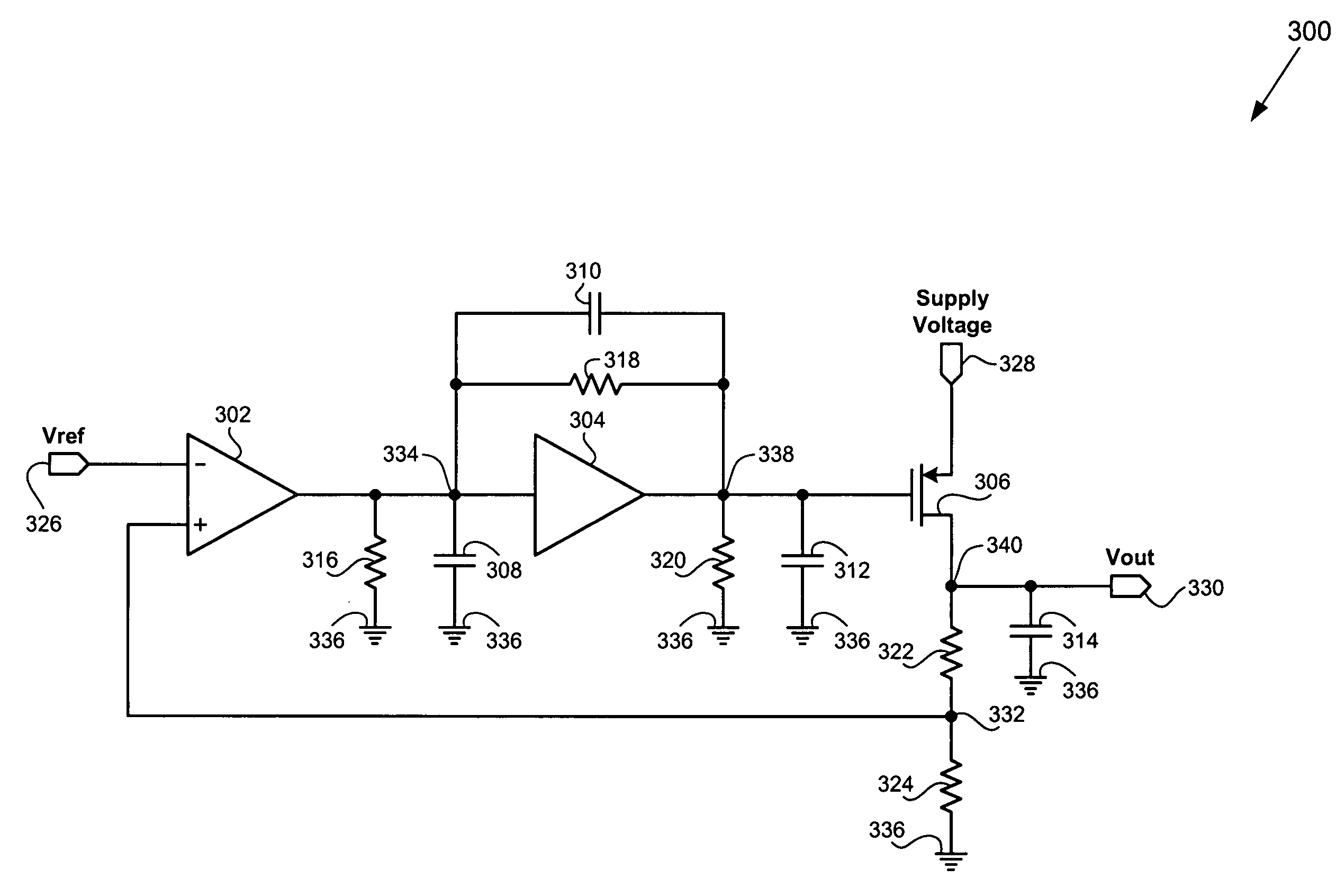 Bias circuit with increased power supply rejection