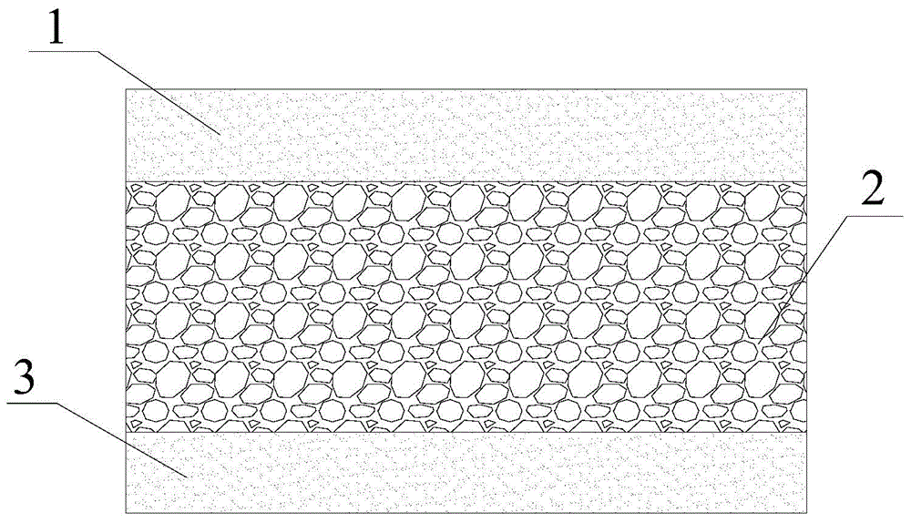 Three-layer structure lead zirconate titanate ferroelectric ceramic material and preparation method thereof