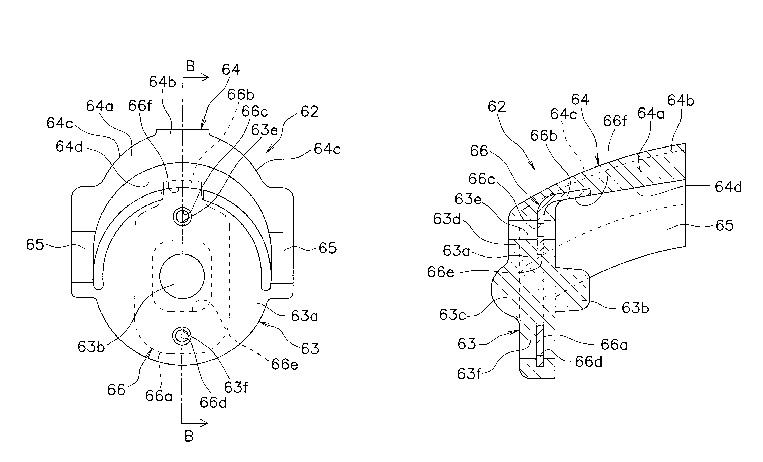 Spring seat and damper disk assembly