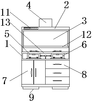 Multifunctional cooking range