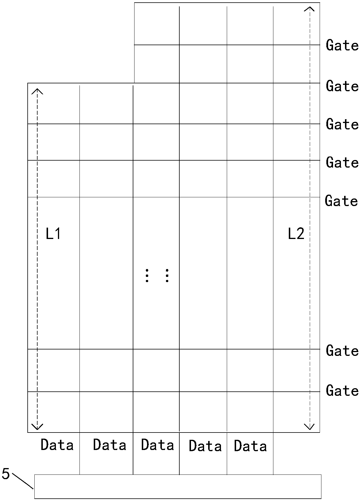 Irregularly shaped display panel, driving method thereof and display device