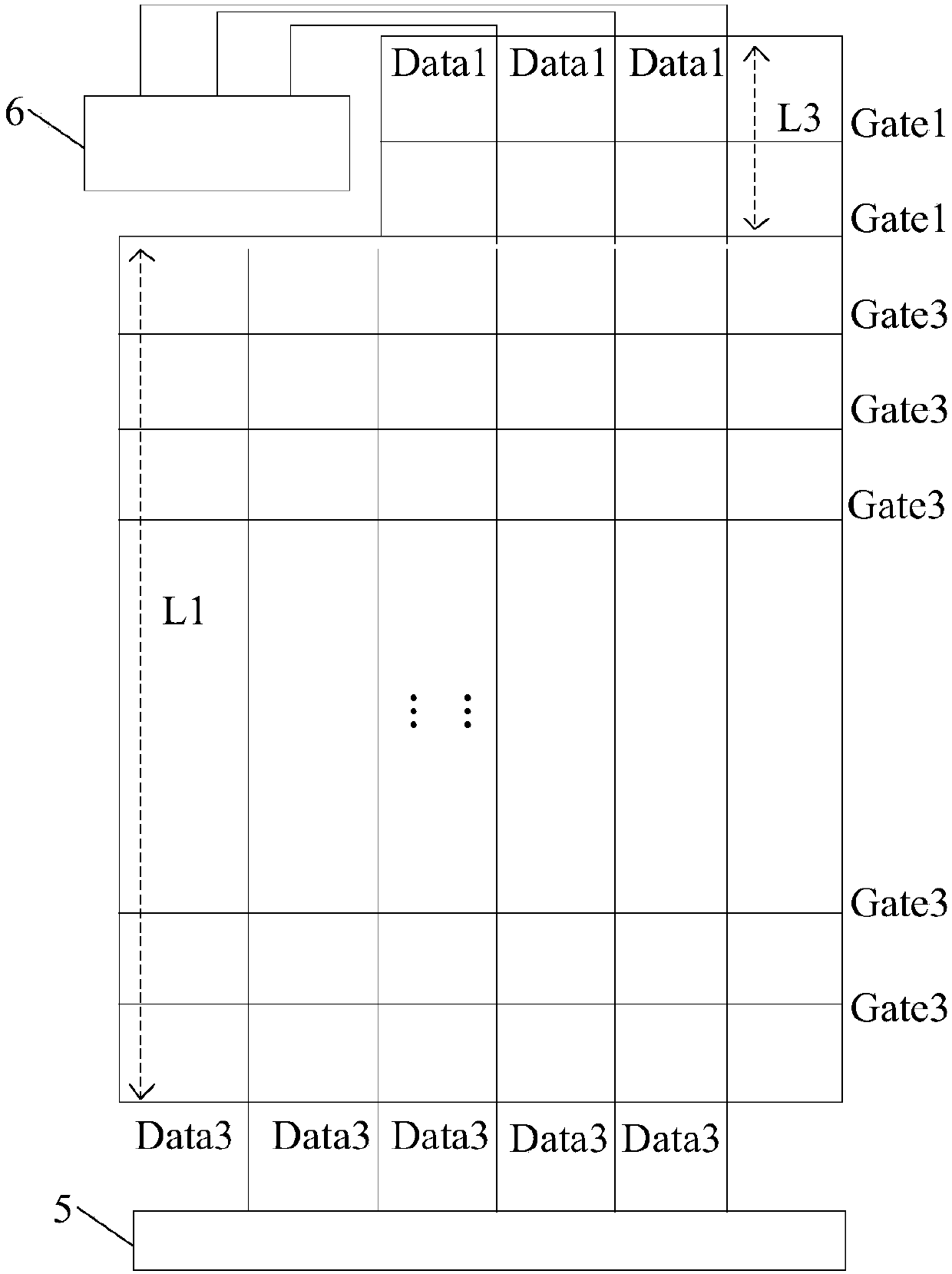 Irregularly shaped display panel, driving method thereof and display device