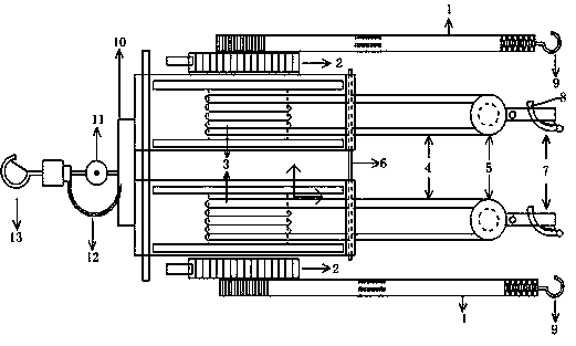 Double-switching type tension indication wire grip