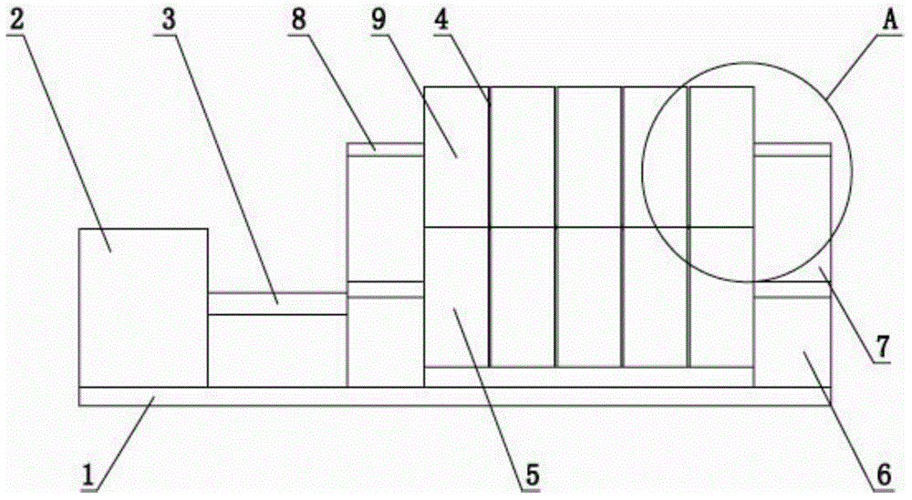 Line-pressing machine for absorbable medical suture lines and line-pressing method