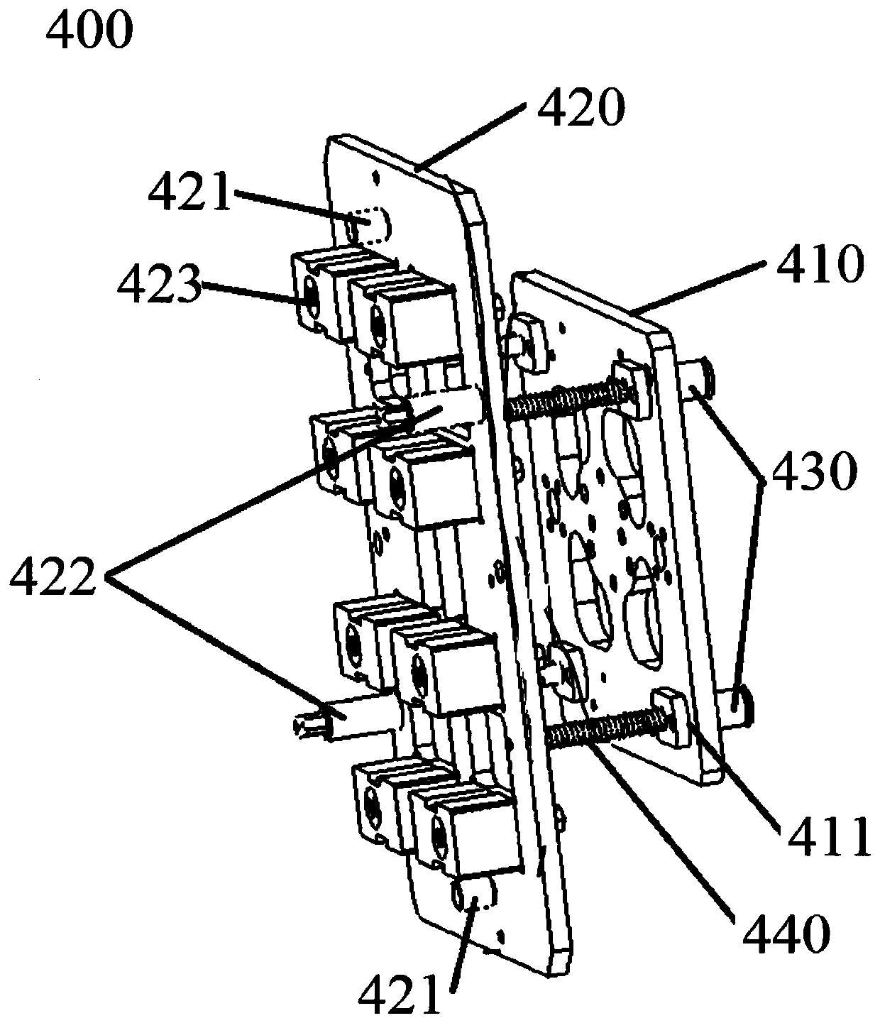 Ejecting type jig for grabbing workpiece