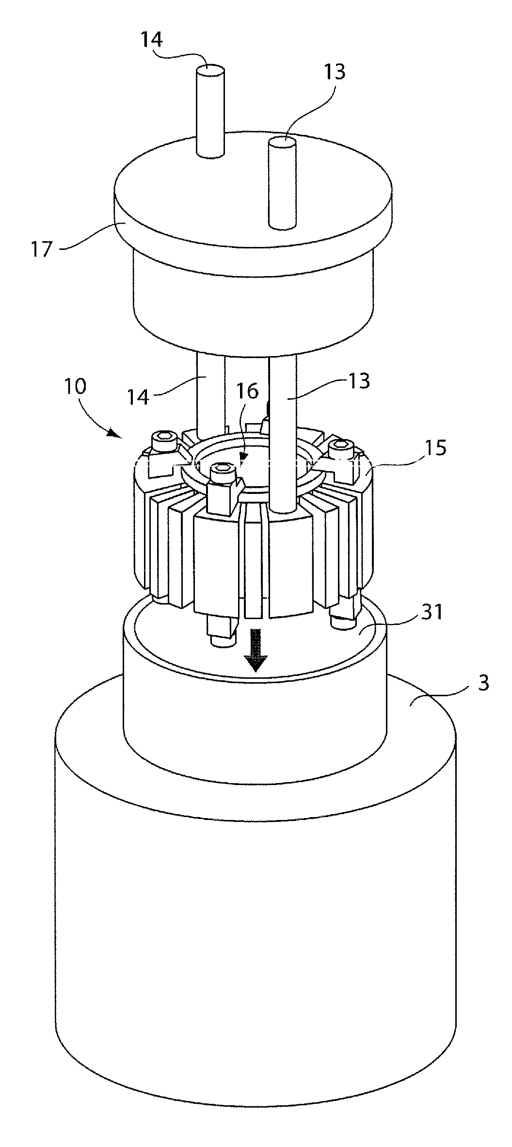 Method and system for acoustically treating material