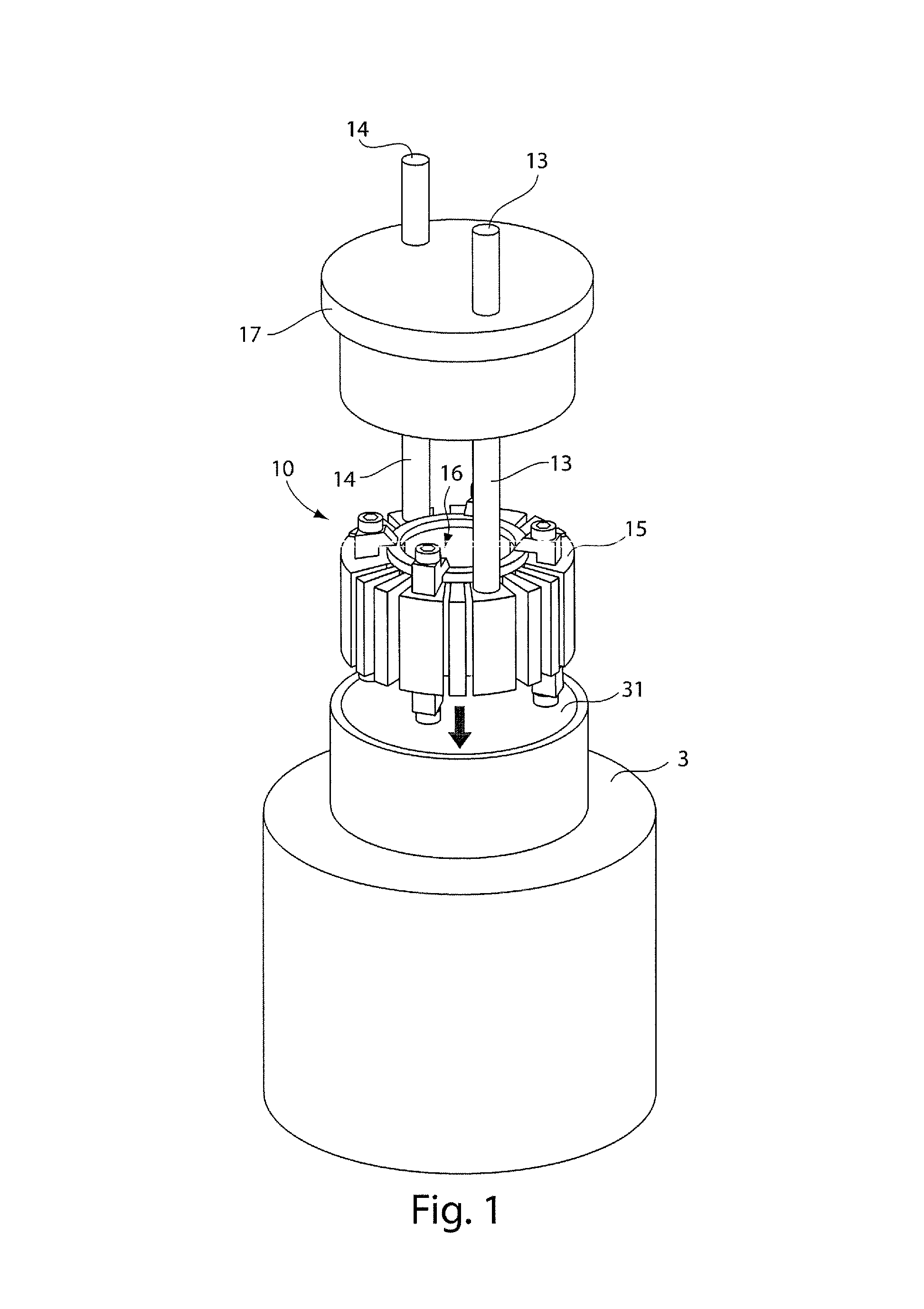 Method and system for acoustically treating material